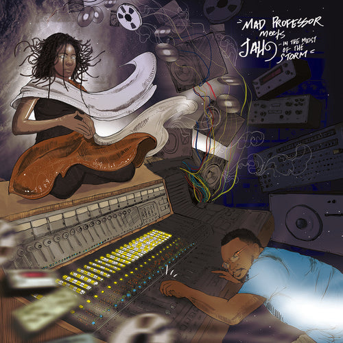 the album cover for Mad Professor Meets Jah9 - Mad Professor Meets Jah9 In The Midst Of The Storm