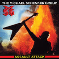 the album cover for Michael Schenker - Assault Attack