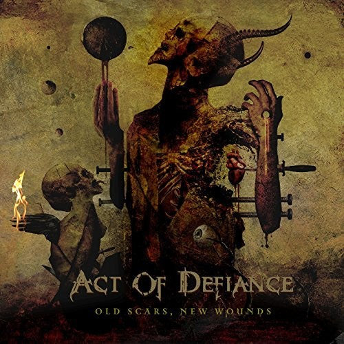 the album cover for Act Of Defiance - Old Scars, New Wounds