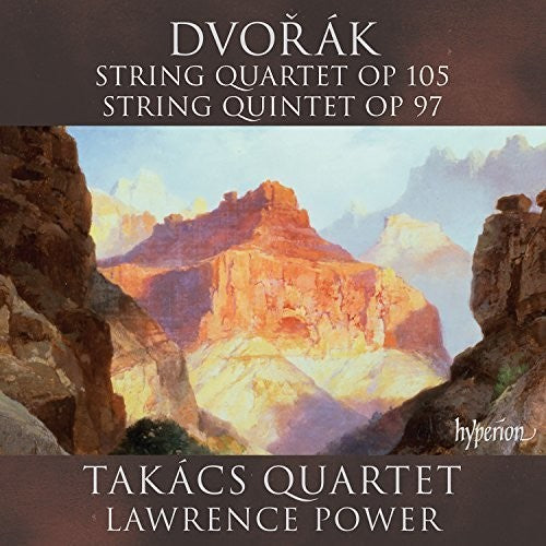 the album cover for Dvorak / Takacs Quartet - DVORAK: String Quartet Op.105, String Quintet Op.97