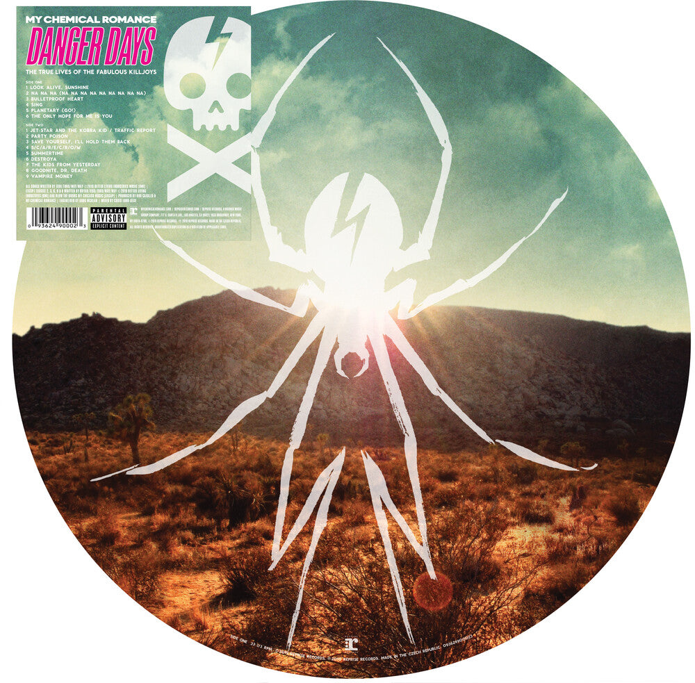 the album cover for My Chemical Romance - Danger Days: The True Lives of the Fabulous Killjoys [Picture Disc LP]