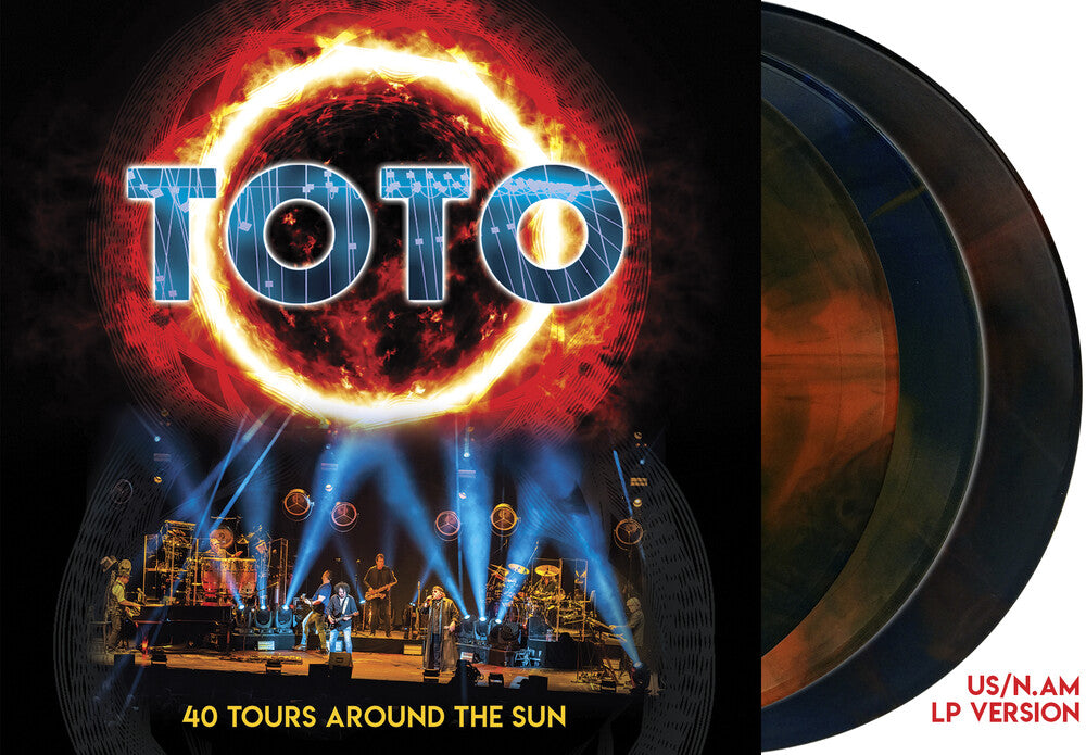 the album cover for Toto - 40 Tours Around The Sun (Blue) [Colored Vinyl] (Org)