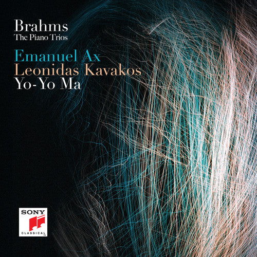 the album cover for Yo Ma -Yo / Ax,Emanuel / Kavakos,Leonidas - Brahms: Piano Trio
