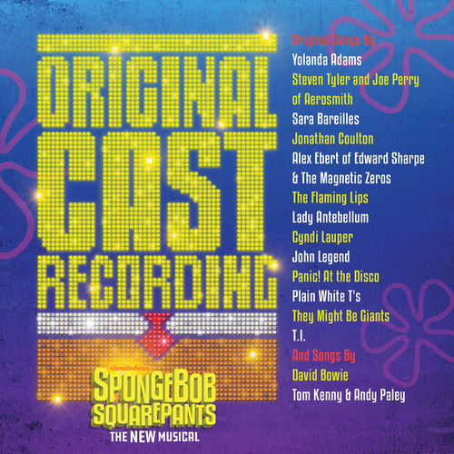 the album cover for Spongebob Squarepants - SpongeBob SquarePants The New Musical (Original Cast Recording)