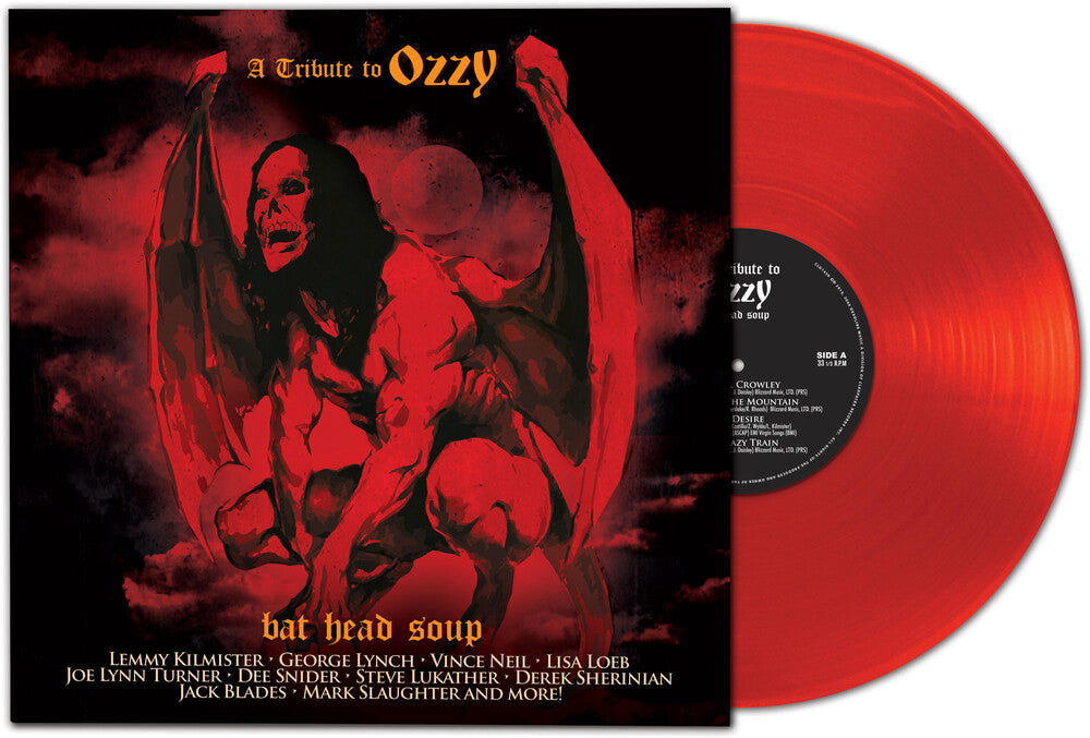 the album cover for Bat Head Soup - A Tribute To Ozzy / Various Colv - Bat Head Soup - A Tribute To Ozzy / Various [Colored Vinyl]