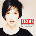 the album cover for Texas - Say What You Want: The Collection