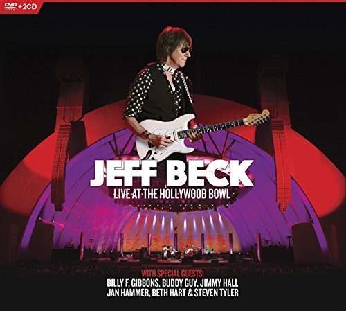 the album cover for Jeff Beck - Live At The Hollywood Bowl [2CD/DVD]