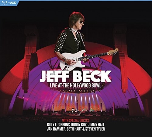 the album cover for Jeff Beck - Live At The Hollywood Bowl [2CD/Blu-ray]