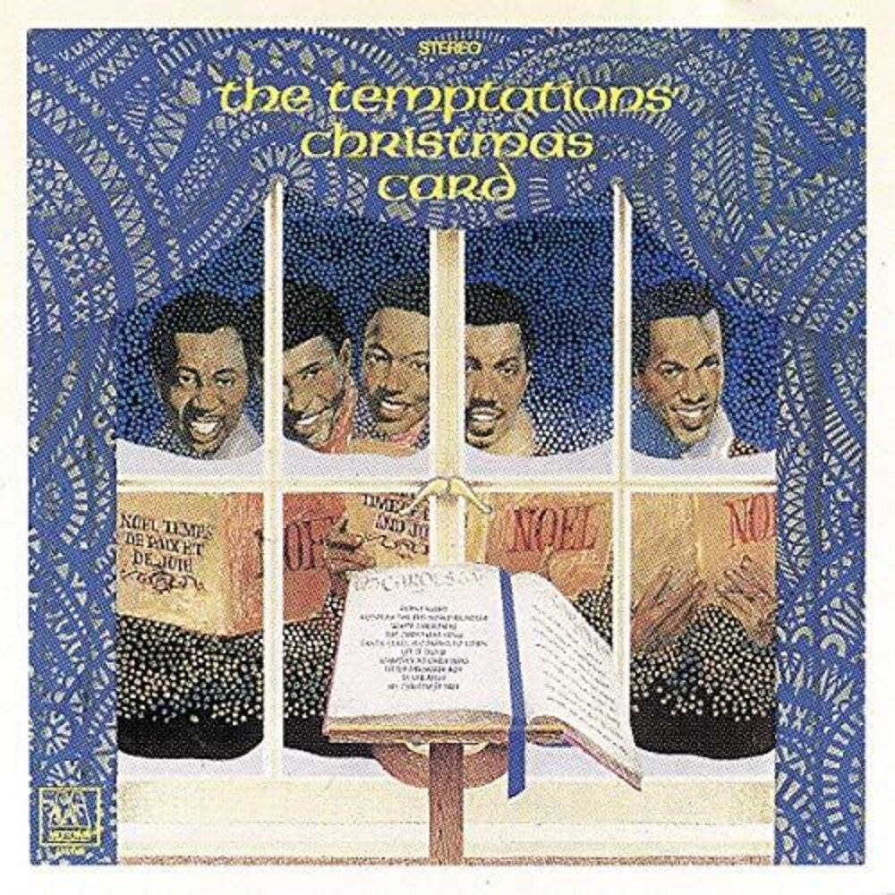 the album cover for The Temptations - Christmas Card