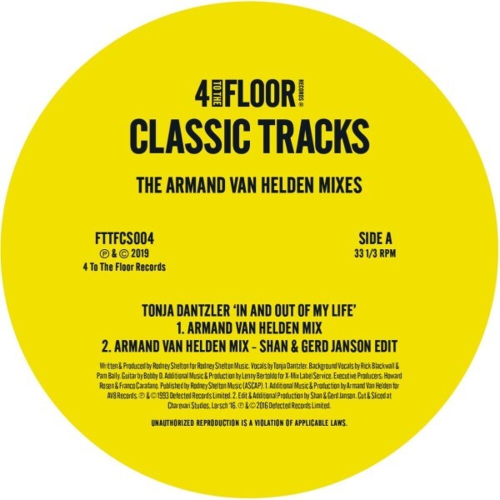 the album cover for 4 to the Floor Classic Tracks: Armand Van Helden - 4 To The Floor Classic Tracks: Armand Van Helden Mixes / Various