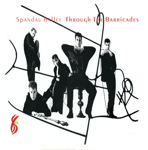 the album cover for Spandau Ballet - Through the Barricades