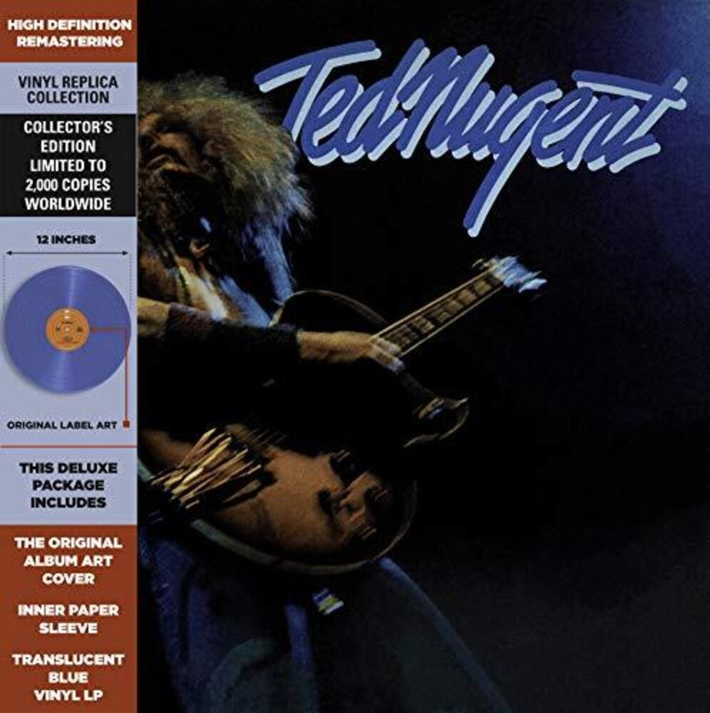 the album cover for Ted Nugent - Ted Nugent (Blue) [Colored Vinyl]