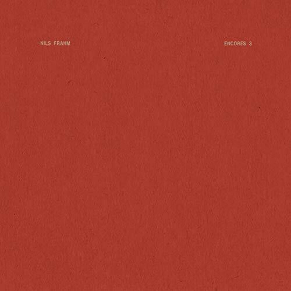 the album cover for Nils Frahm - Encores 3 EP [Vinyl]