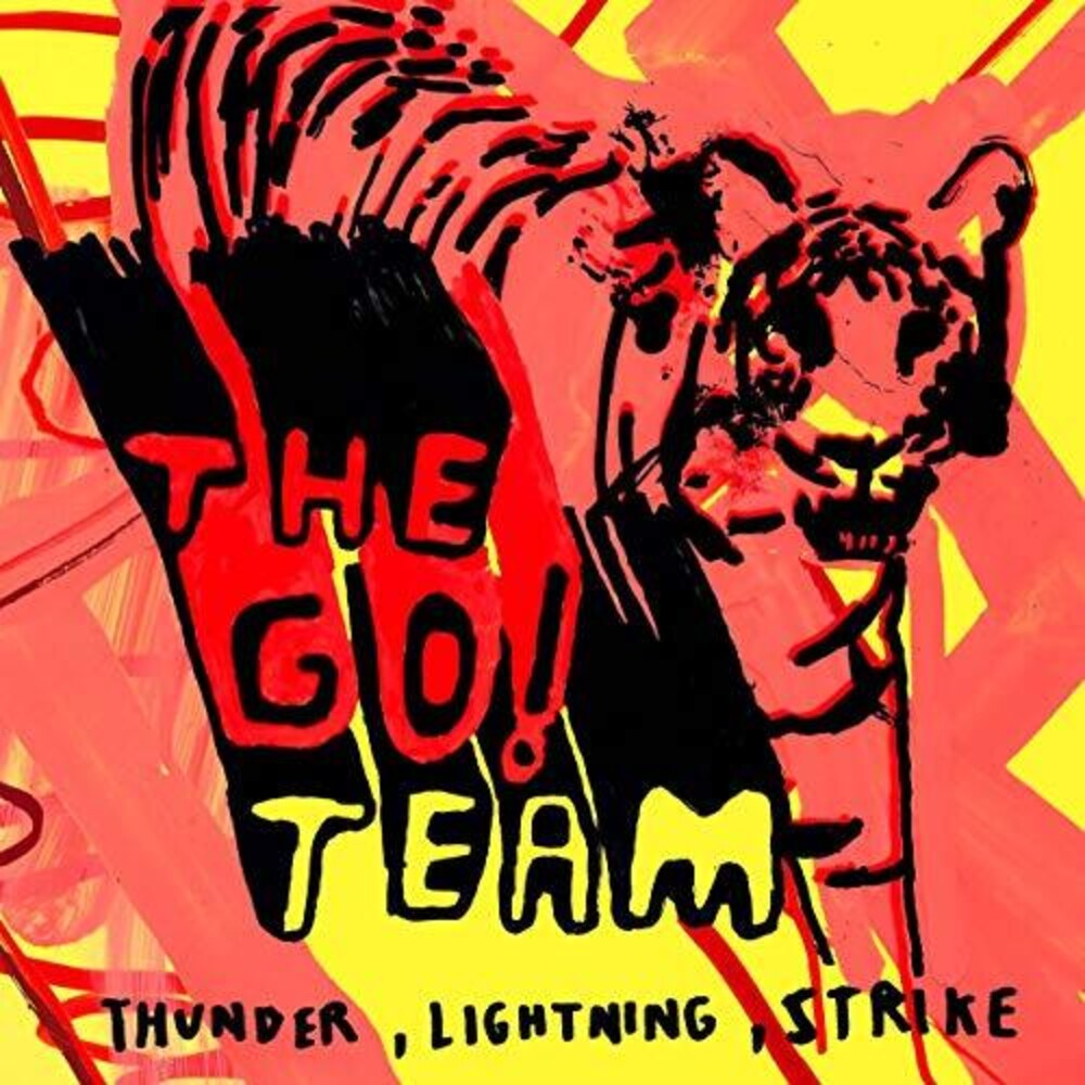 the album cover for The Go! Team - Thunder Lightning Strike [Colored Vinyl] [Limited Edition] [180 Gram] (Slv)