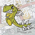 the album cover for Motion City Soundtrack - My Dinosaur Life