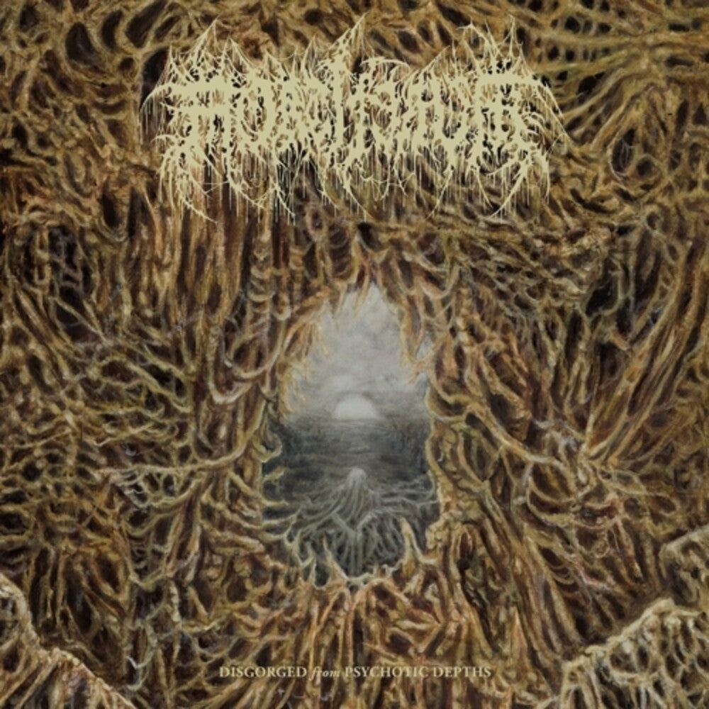 the album cover for Mortiferum - Disgorged From Psychotic Depths
