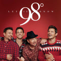 the album cover for 98 Degrees - Let It Snow