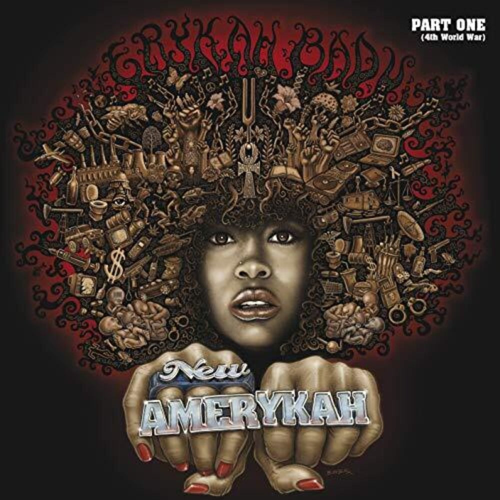 the album cover for Erykah Badu - New Amerykah Part One