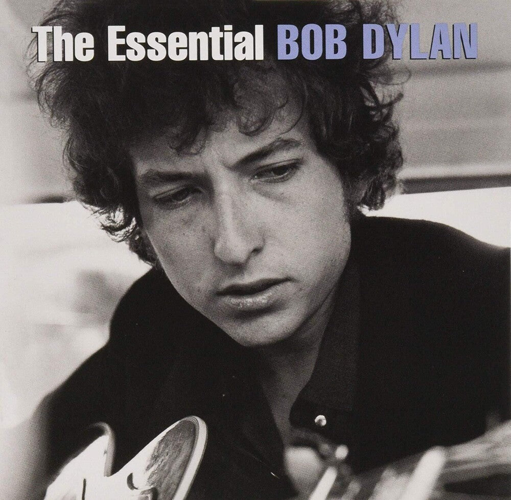 the album cover for Bob Dylan - Essential Bob Dylan (2014 Updated Edition) (Sony Gold Series)