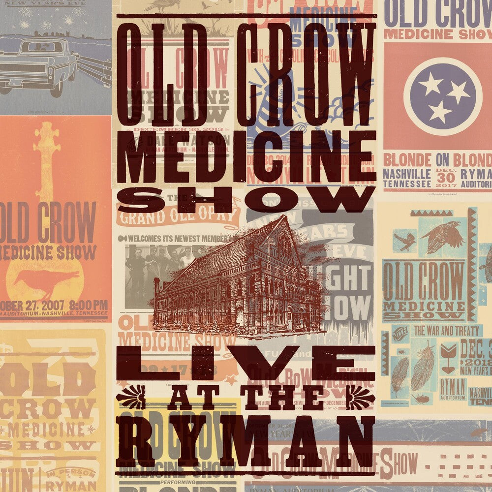 the album cover for Old Crow Medicine Show - Live At The Ryman [LP]