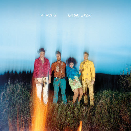 the album cover for Weaves - Wide Open