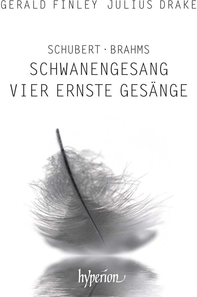 the album cover for Gerald Finley - Schwanengesang / Vier Ernste