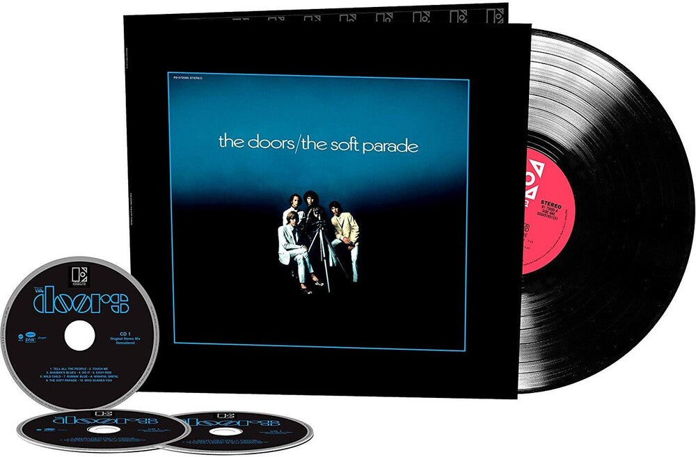 the album cover for The Doors - The Soft Parade: 50th Anniversary [Deluxe 3CD/LP]