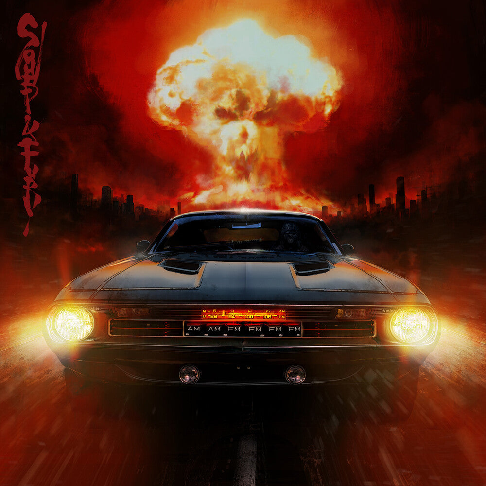 the album cover for Sturgill Simpson - Sound & Fury [Indie Exclusive Limited Edition Red Marble LP]