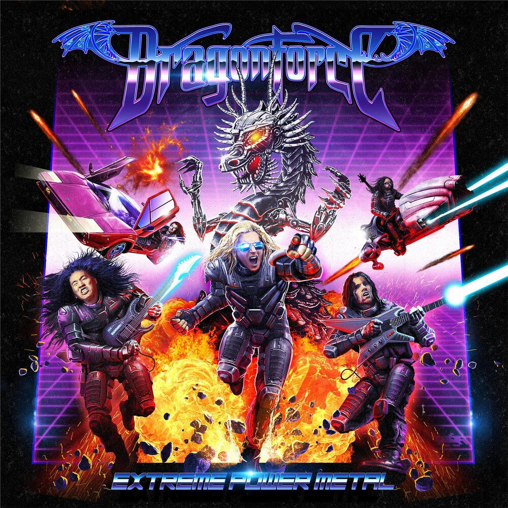 the album cover for DRAGONFORCE - Extreme Power Metal