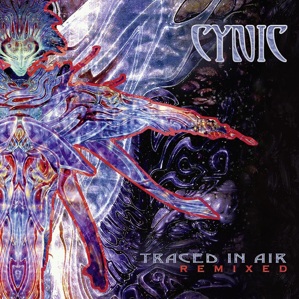 the album cover for Cynic - Traced In Air Remixed