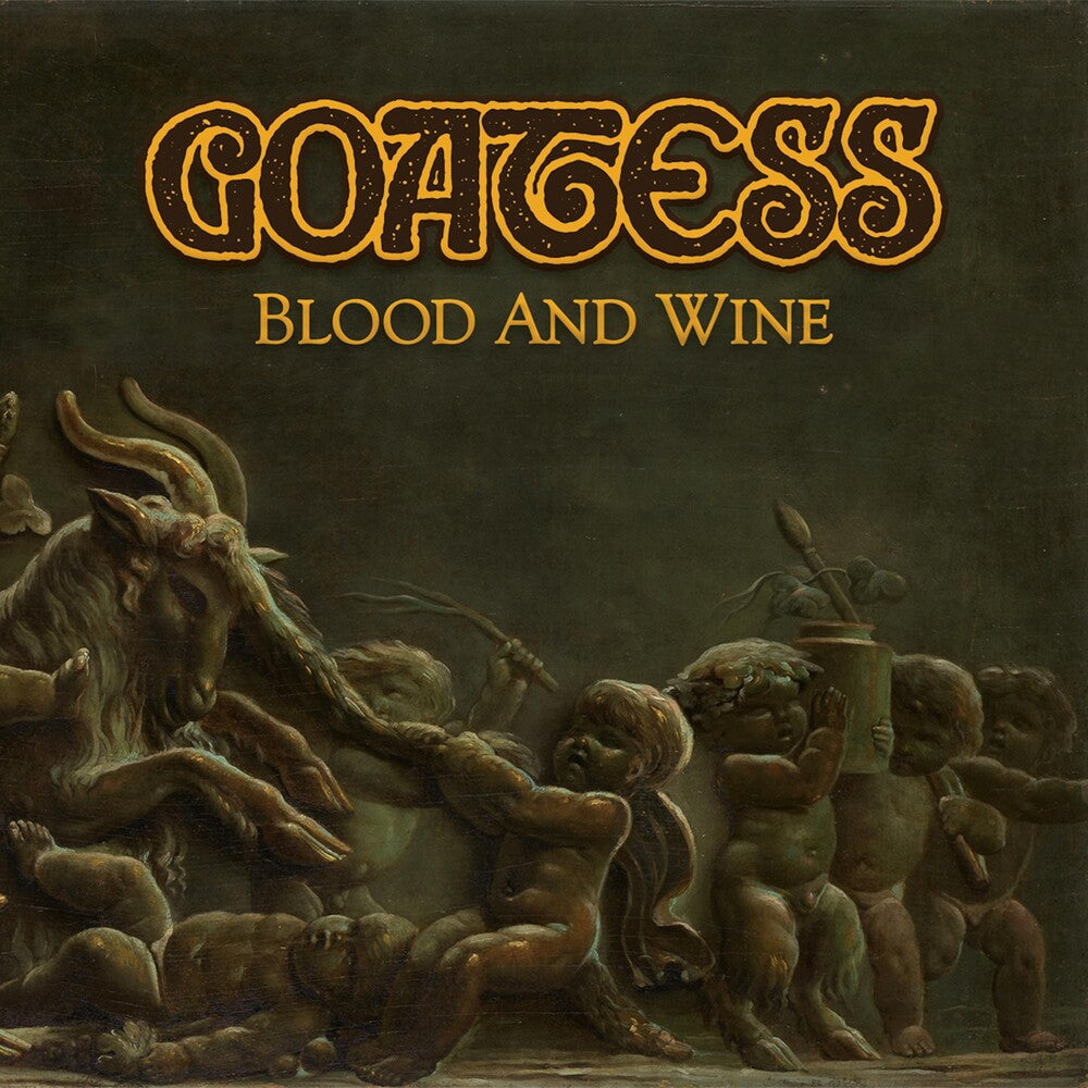 the album cover for Goatess - Blood And Wine