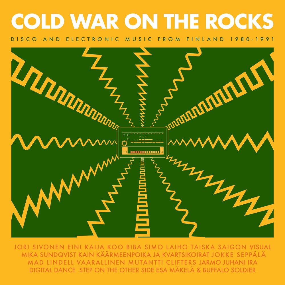 the album cover for Cold War On The Rocks - Disco & Electronic / Var - Cold War On The Rocks - Disco And Electronic Music From Finland1980-1991
