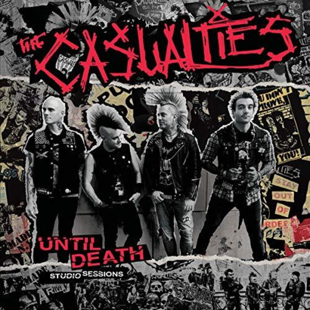 the album cover for Casualties - Until Death - Studio Sessions [Colored Vinyl]
