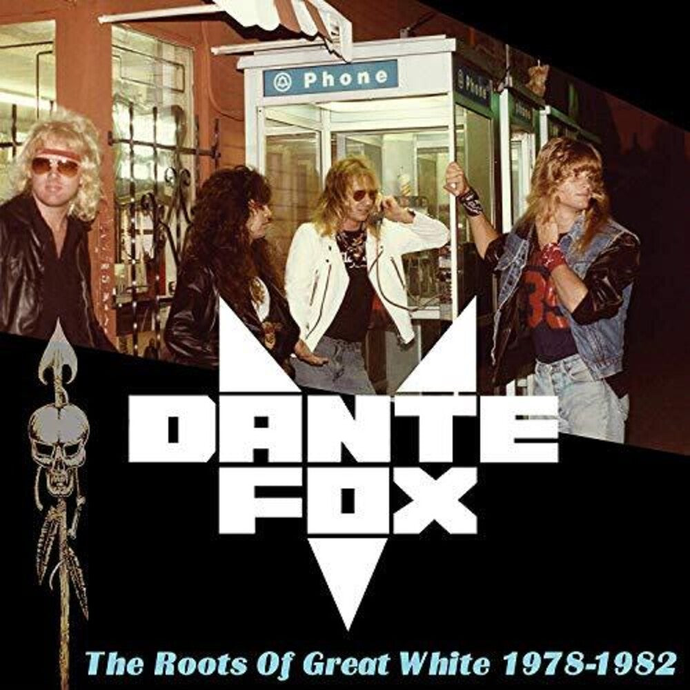 the album cover for Dante Fox - Great White - The Roots of