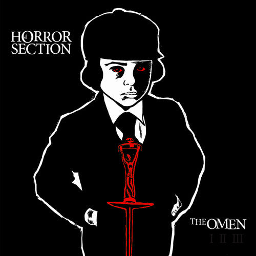 the album cover for Horror Section - Omen