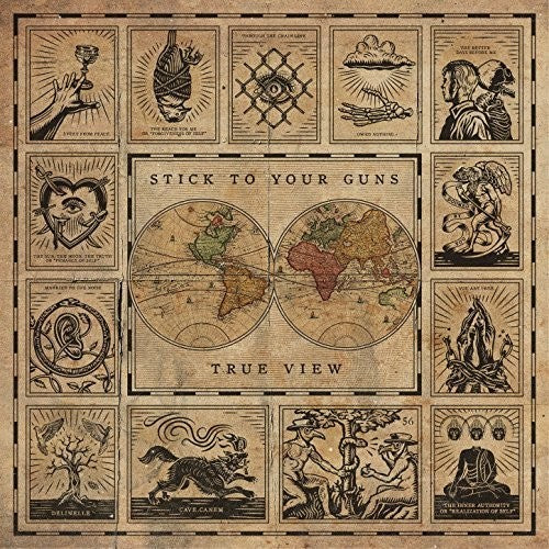 the album cover for Stick To Your Guns - True View [LP]