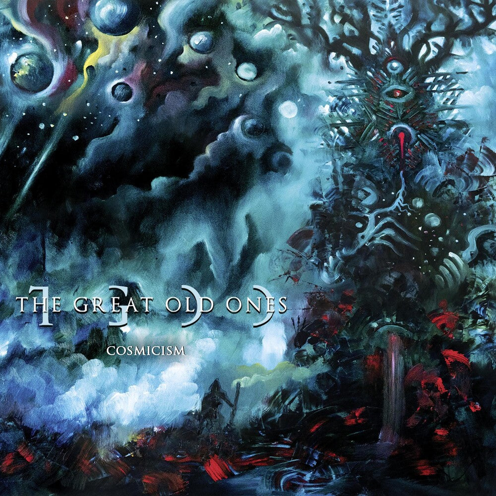 the album cover for The Great Old Ones - Cosmicism