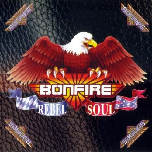 the album cover for Bonfire - Rebel Soul
