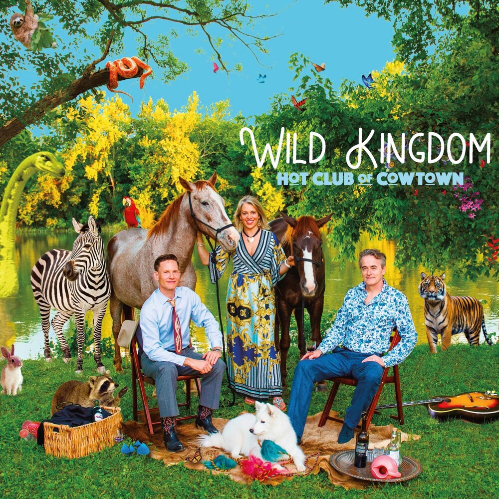 the album cover for Hot Club Of Cowtown - Wild Kingdom
