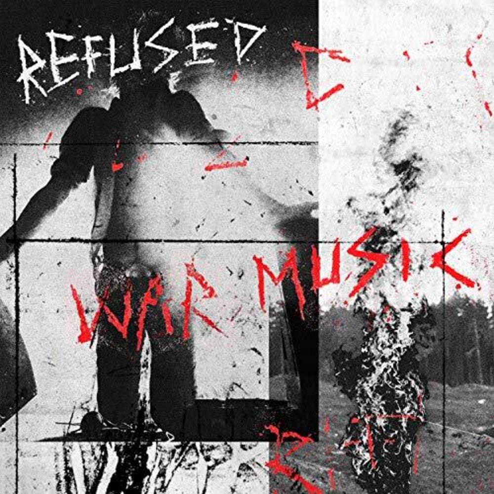 the album cover for Refused - War Music [Limited Edition Red w/Black Starburst LP]