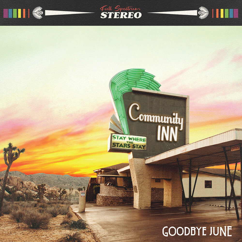 the album cover for Goodbye June - Community Inn [Indie Exclusive Limited Edition Green LP]