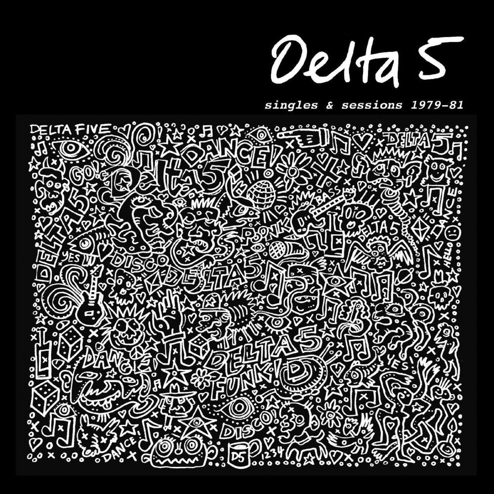 the album cover for Delta 5 - Singles & Sessions 1979-1981 (Gate) (Post) [Download Included]