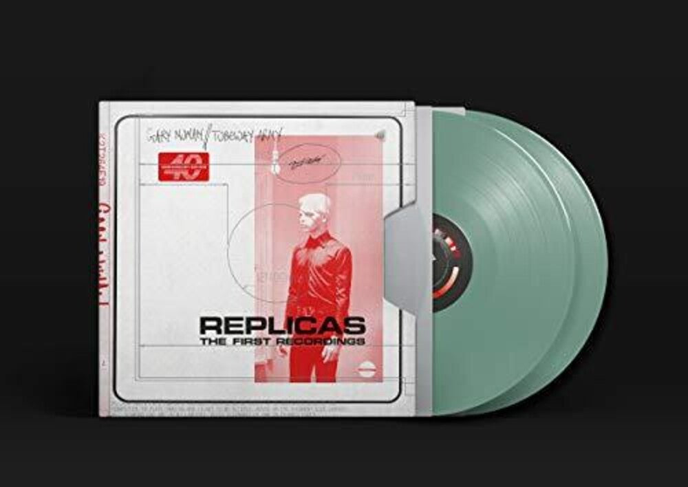 the album cover for Gary Numan - Replicas - The First Recordings [Colored Vinyl] (Grn)