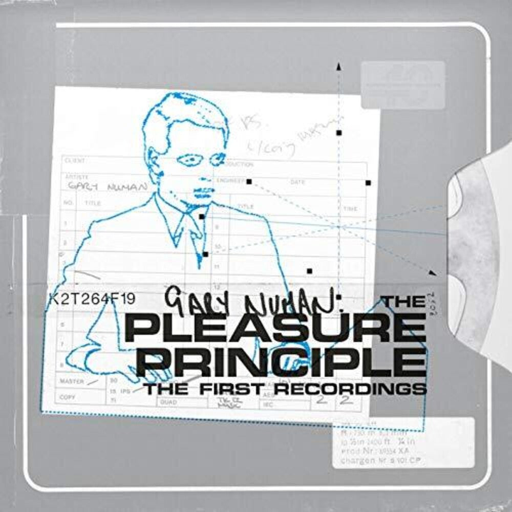 the album cover for Gary Numan - Pleasure Principle - The First Recordings