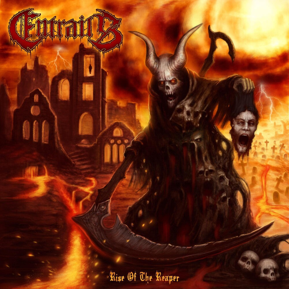 the album cover for Entrails - Rise Of The Reaper