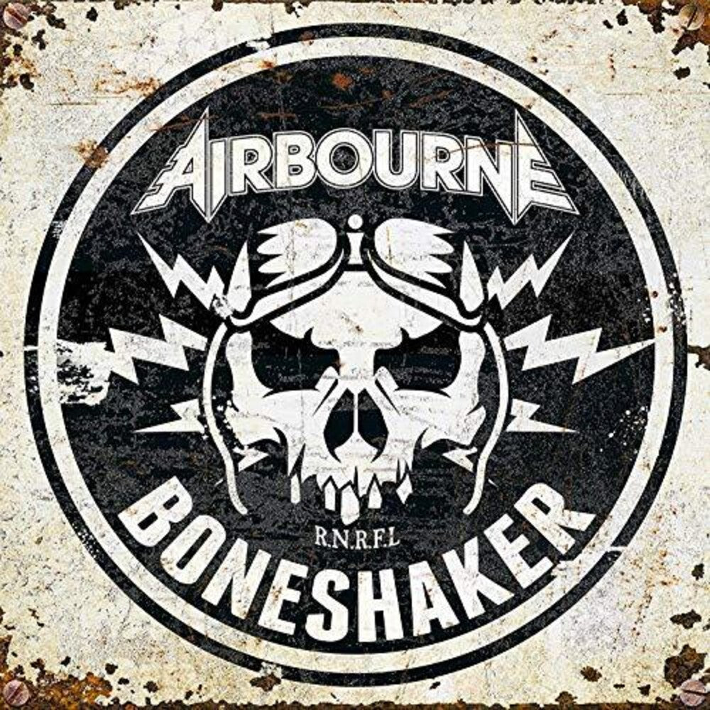 the album cover for Airbourne - Boneshaker [Splatter]