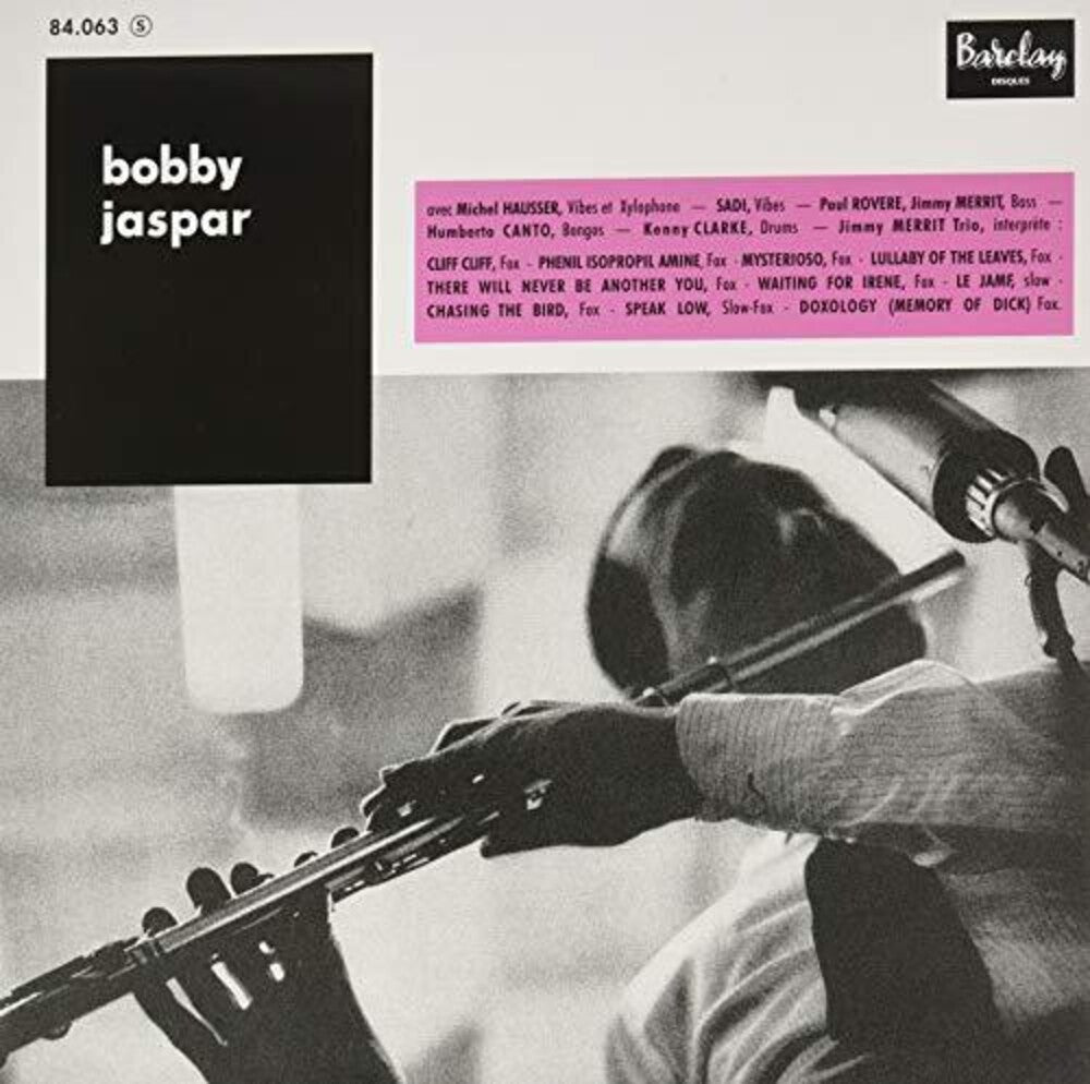 the album cover for Bobby Jaspar - Bobby Jaspar