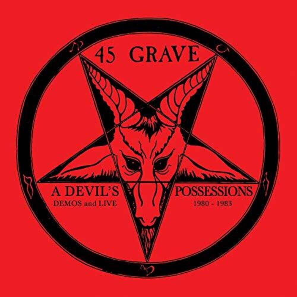 the album cover for 45 Grave - Devil's Possessions - Demos & Live 1980-1983 [Limited Edition]