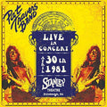 the album cover for Pat Travers - Live In Concert April 30th, 1981 - Stanley Theatre, Pittsburgh, PA