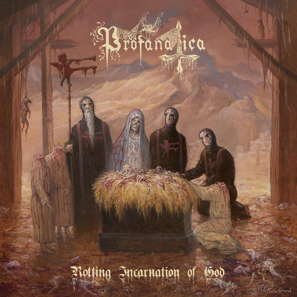 the album cover for Profanatica - Rotting Incarnation Of God [LP]